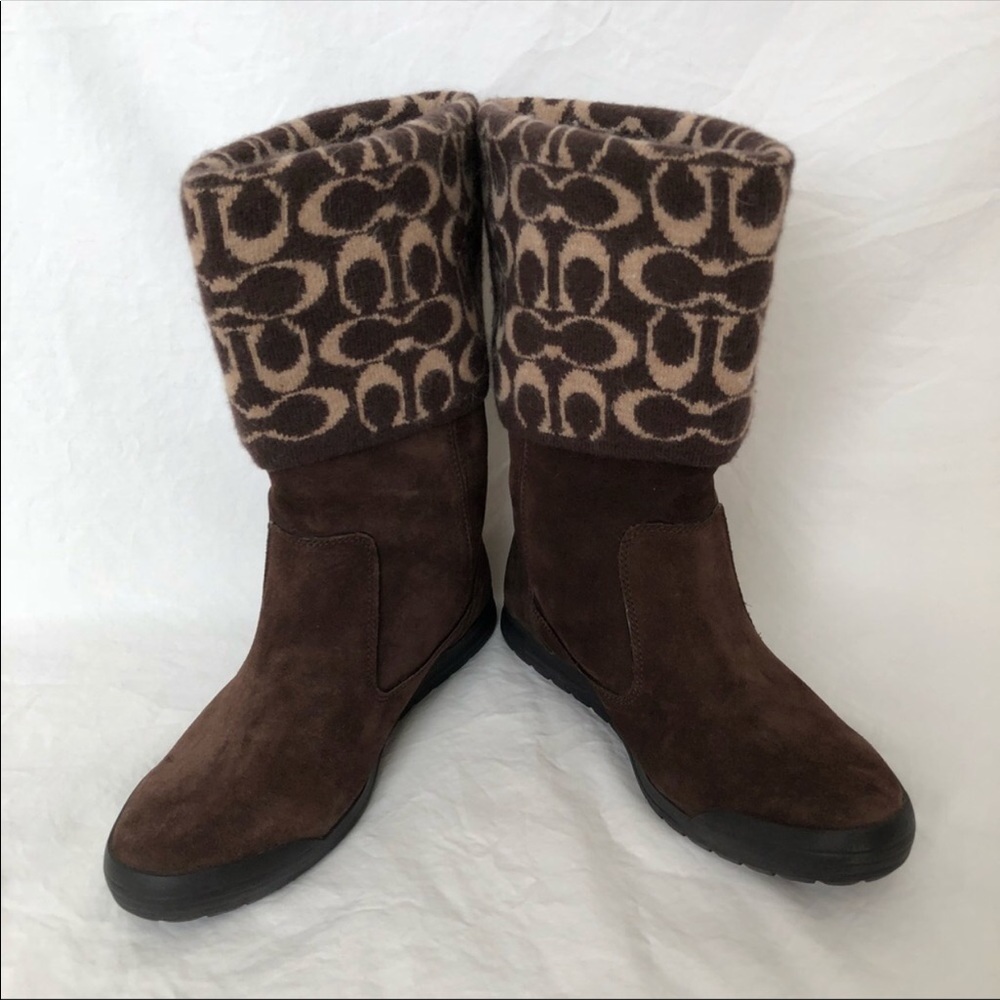 COACH Tatum Suede Boots